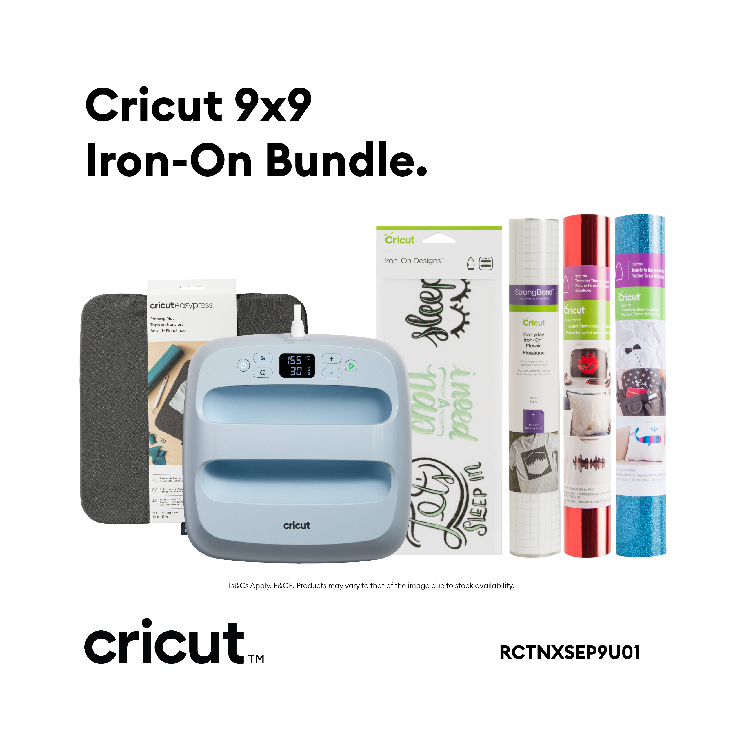 Secret Sale Cricut EasyPress 3 9X9 Bundle